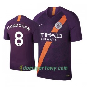 Koszulka Manchester City Gundogan 8 Trzeci Koszulki Piłkarskie 2018-2019 Krótki Rękaw